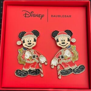 Baublebar X Disney Mickey Mouse Christmas Earrings